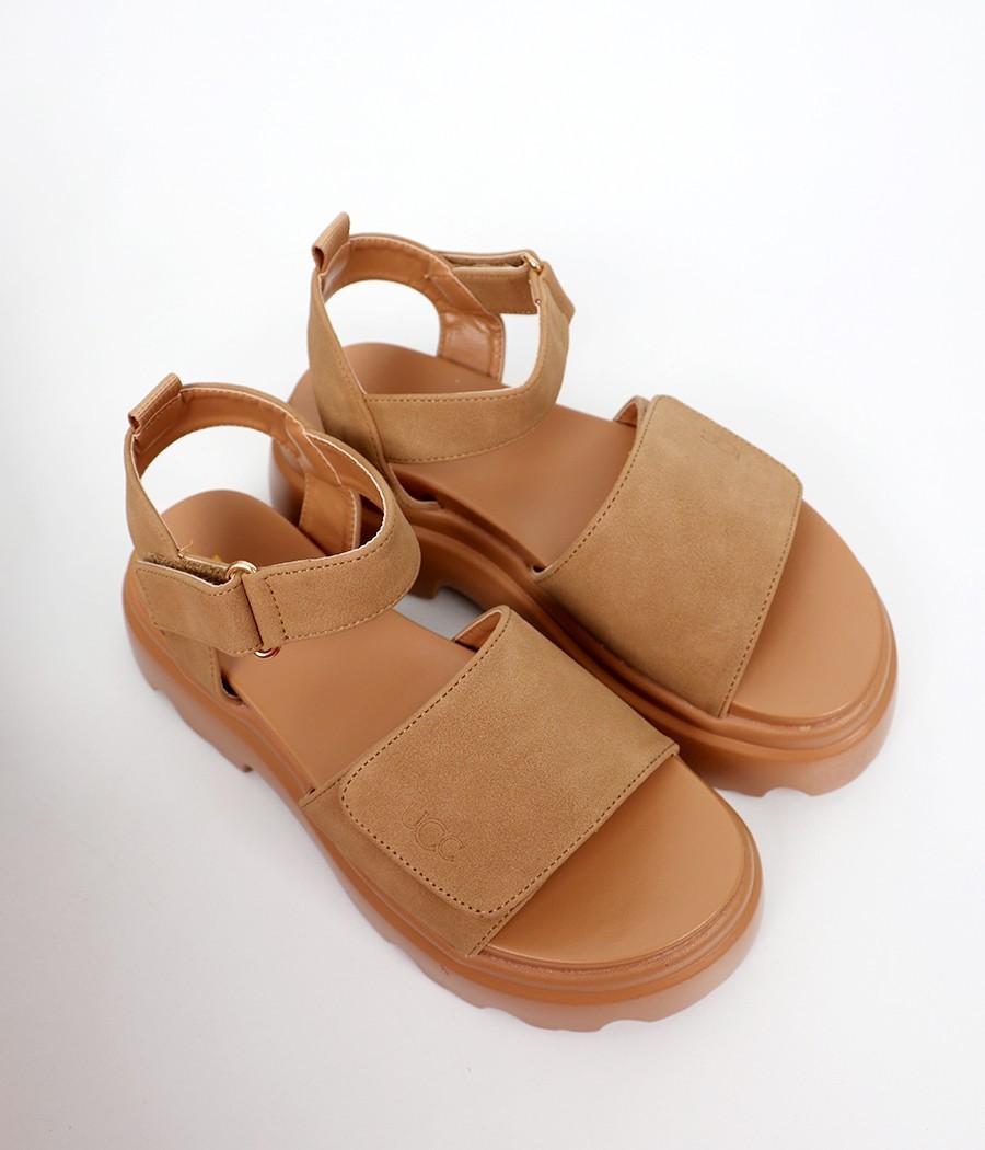 Sandales compensées à bride Velcro Réf: 80021- 4