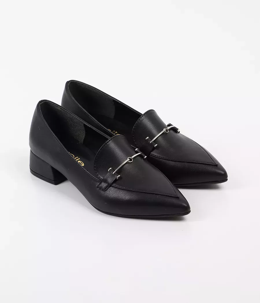 Escarpin Avec Boucle Petit Talon Corné Réf : 777