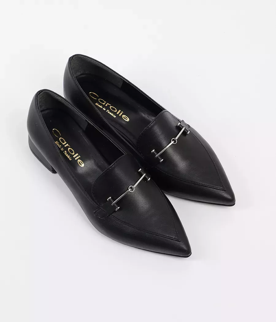 Escarpin Avec Boucle Petit Talon Corné Réf : 777