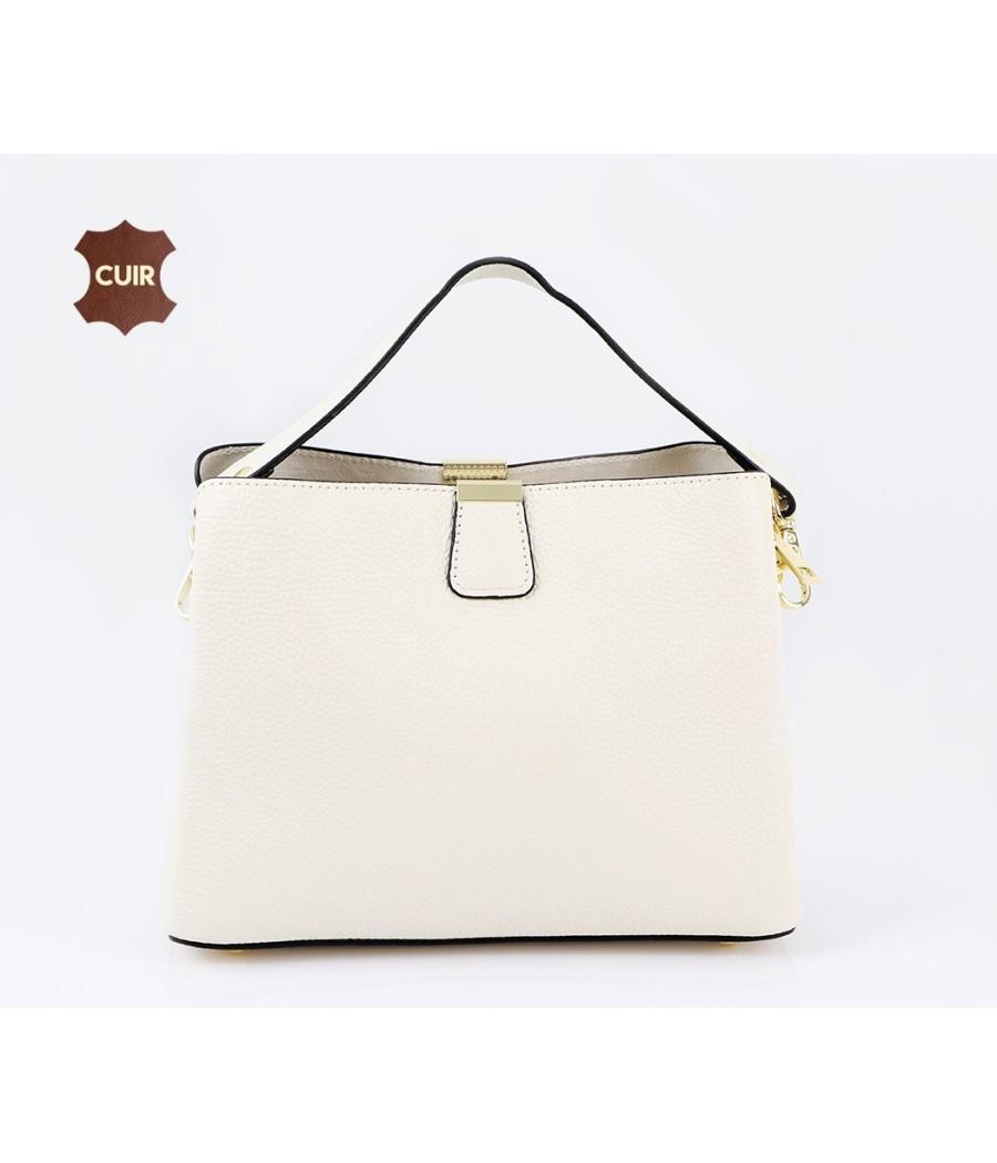 Sac à Bandoulière en Vrai Cuir: 6677