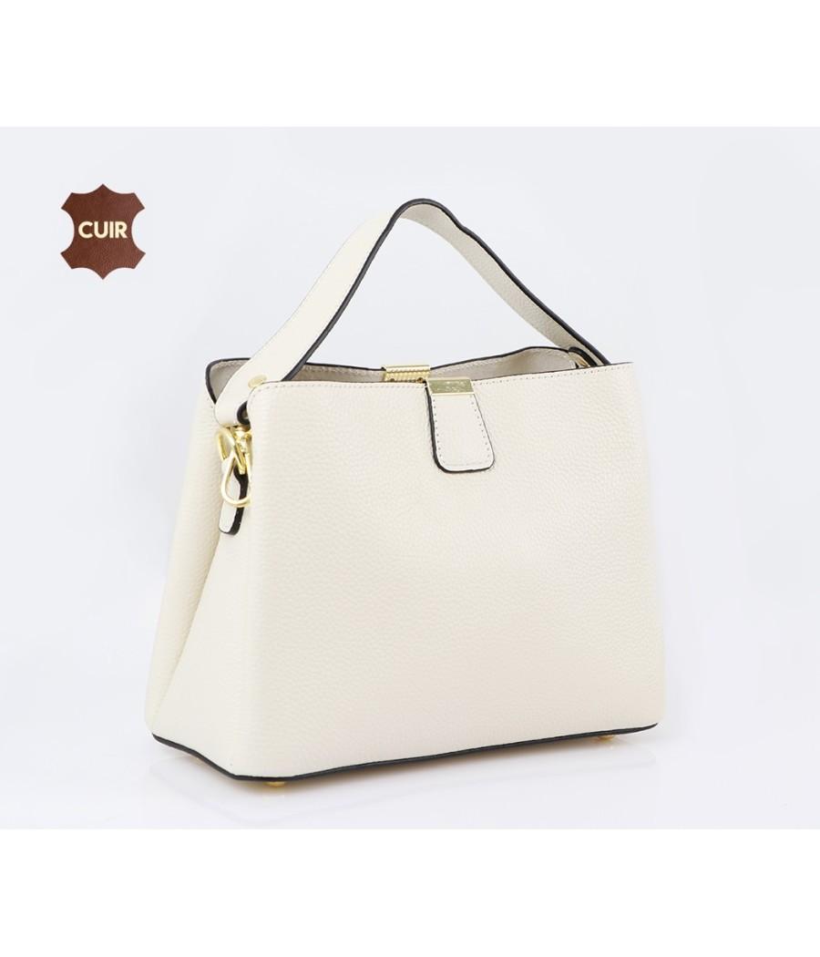 Sac à Bandoulière en Vrai Cuir: 6677