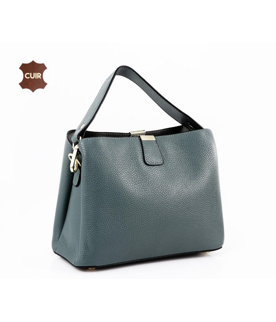 Sac à Bandoulière en Vrai Cuir: 6677