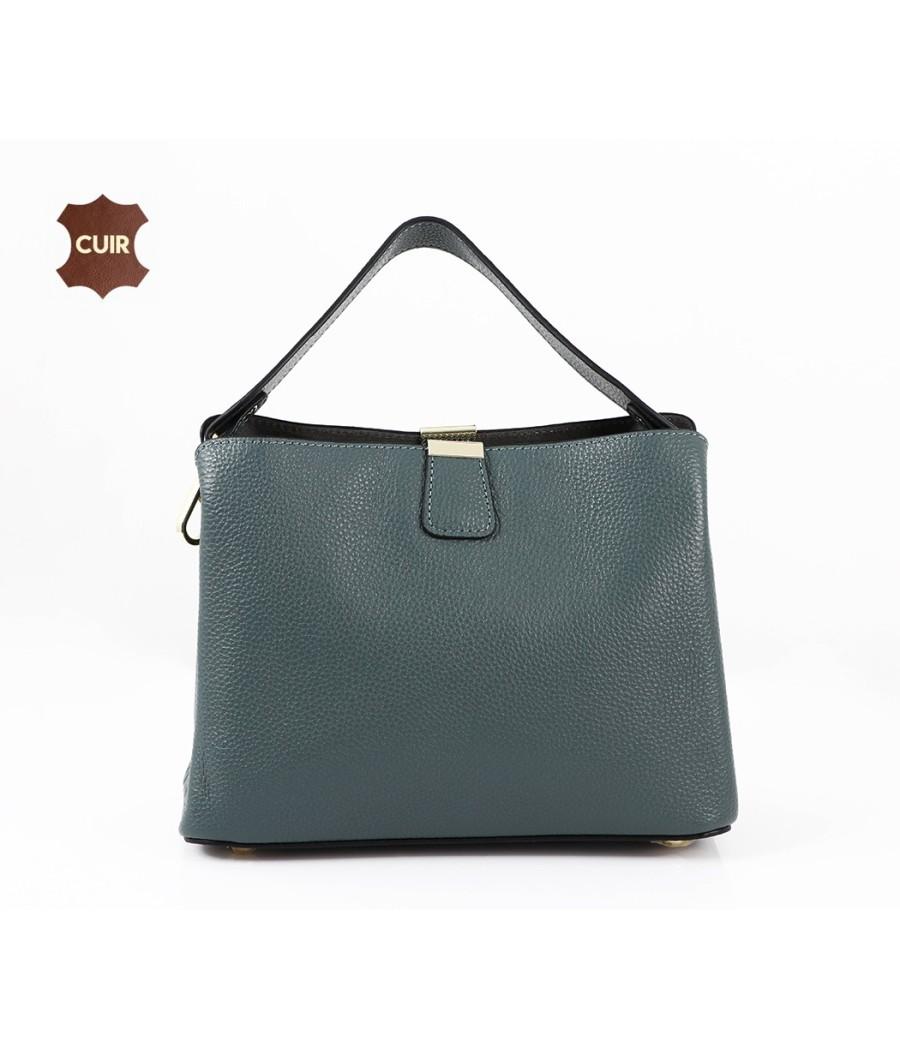 Sac à Bandoulière en Vrai Cuir: 6677