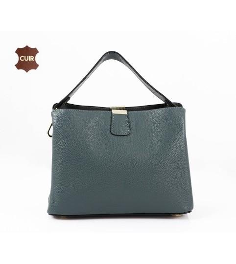 Sac à Bandoulière en Vrai Cuir: 6677