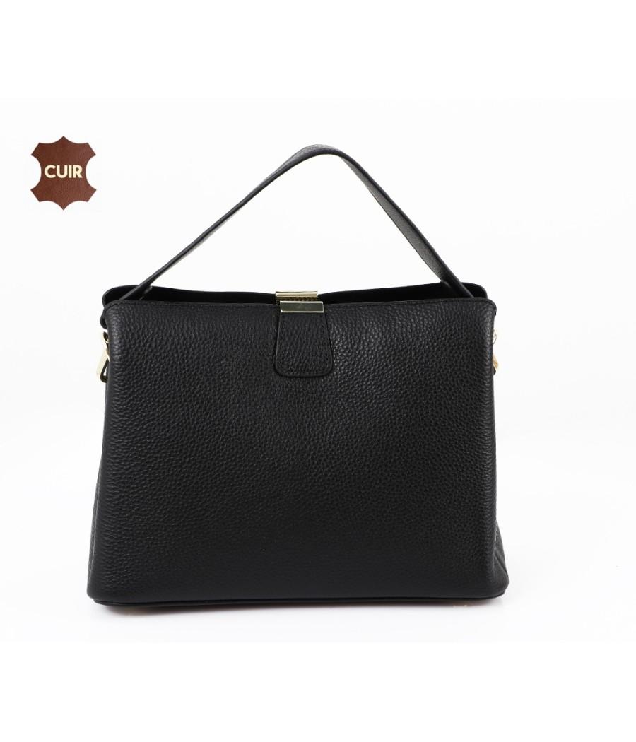 Sac à Bandoulière en Vrai Cuir: 6677