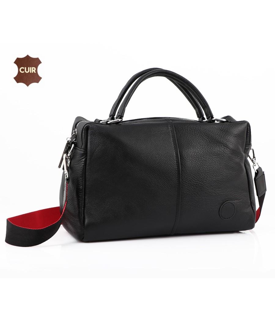 Sac à Bandoulière en Vrai Cuir: 79017