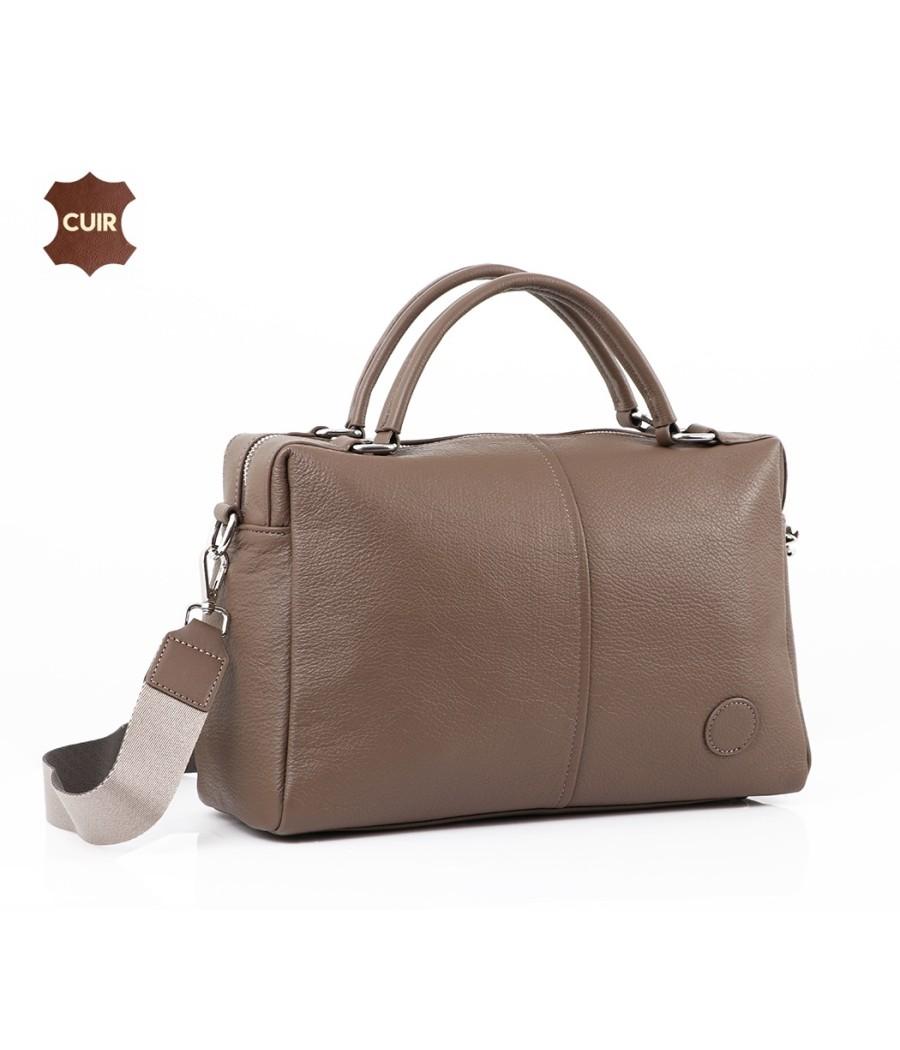 Sac à Bandoulière en Vrai Cuir: 79017