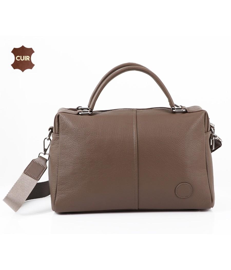 Sac à Bandoulière en Vrai Cuir: 79017