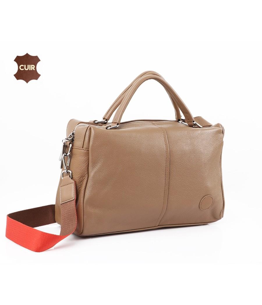 Sac à Bandoulière en Vrai Cuir: 79017