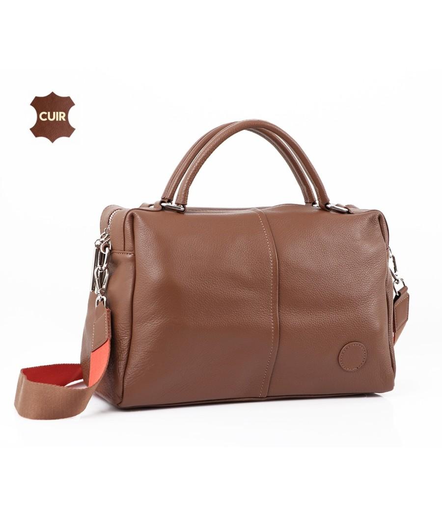 Sac à Bandoulière en Vrai Cuir: 79017