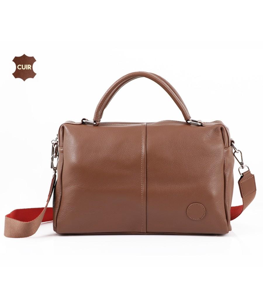 Sac à Bandoulière en Vrai Cuir: 79017