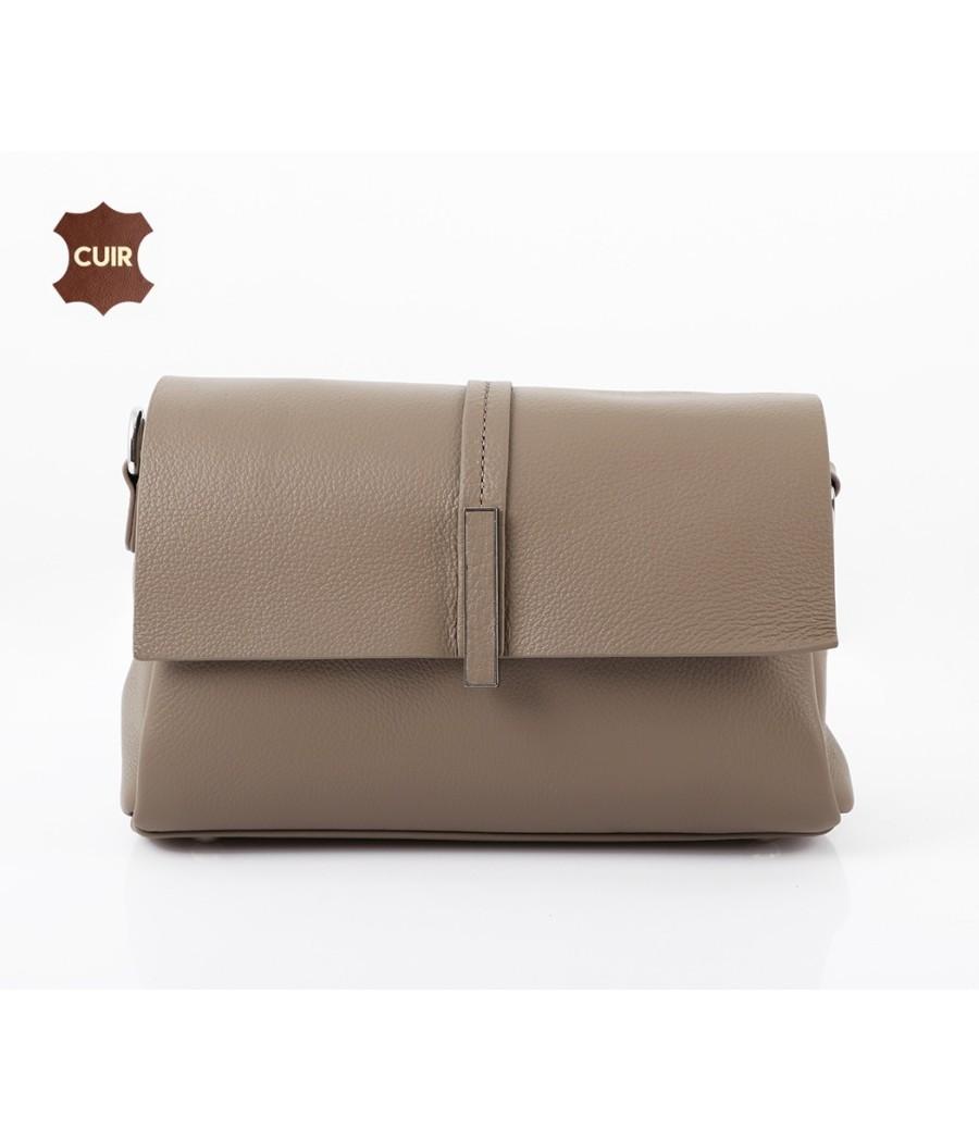 Sac à Bandoulière en Vrai Cuir: 91921