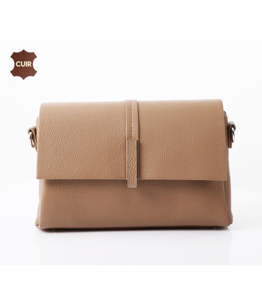 Sac à Bandoulière en Vrai Cuir: 91921