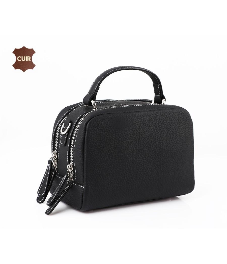 Sac à Bandoulière en Vrai Cuir: 99123