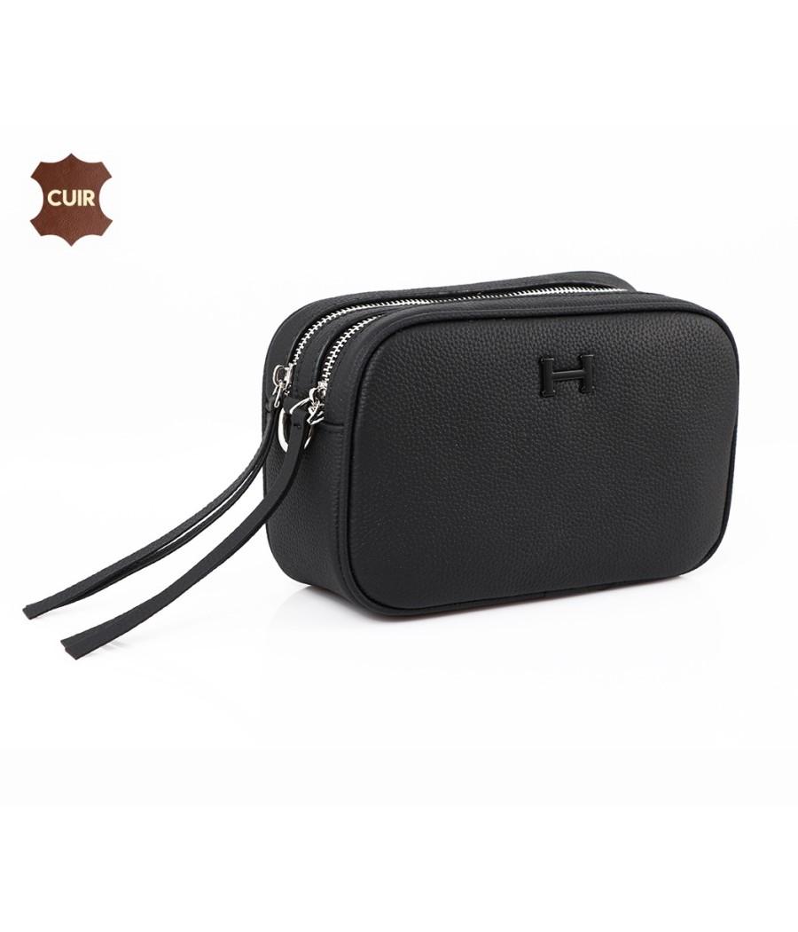 Sac à Bandoulière en Vrai Cuir: 99173