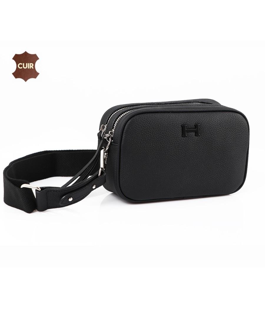 Sac à Bandoulière en Vrai Cuir: 99173