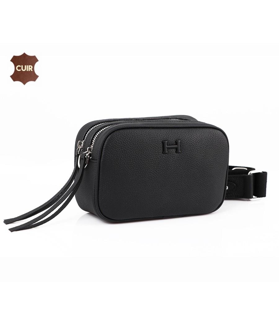 Sac à Bandoulière en Vrai Cuir: 99173