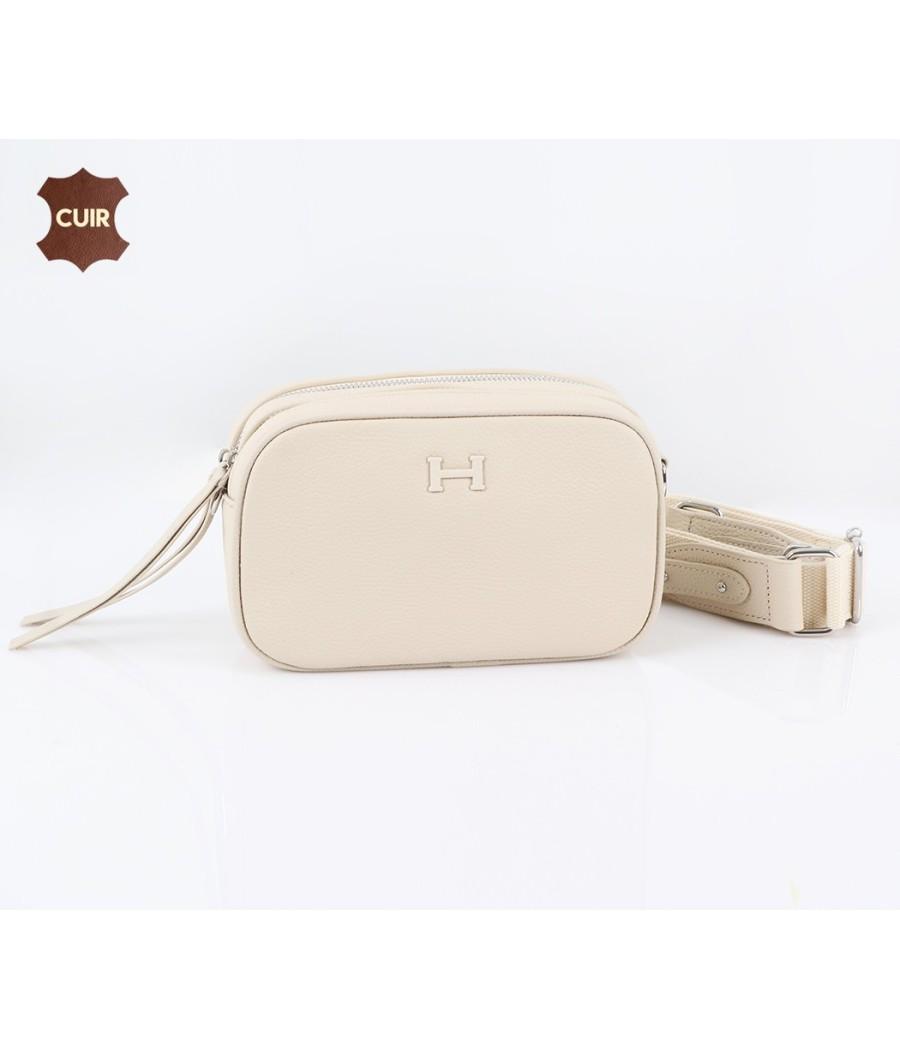 Sac à Bandoulière en Vrai Cuir: 99173