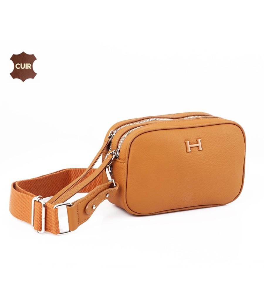 Sac à Bandoulière en Vrai Cuir: 99173