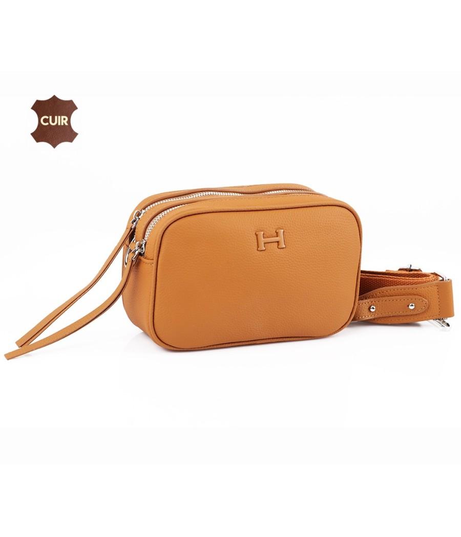 Sac à Bandoulière en Vrai Cuir: 99173