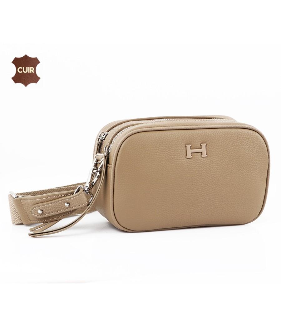 Sac à Bandoulière en Vrai Cuir: 99173