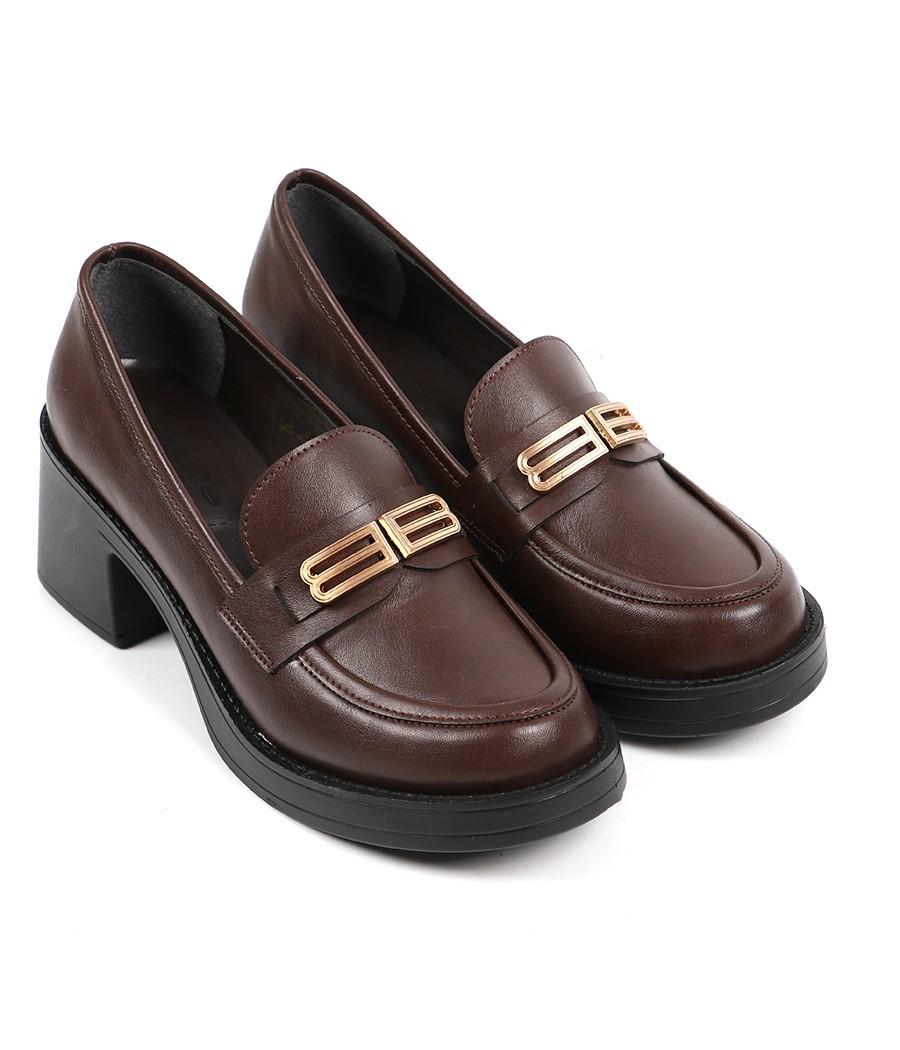 Mocassin Classique a Talon compensé réf : 119