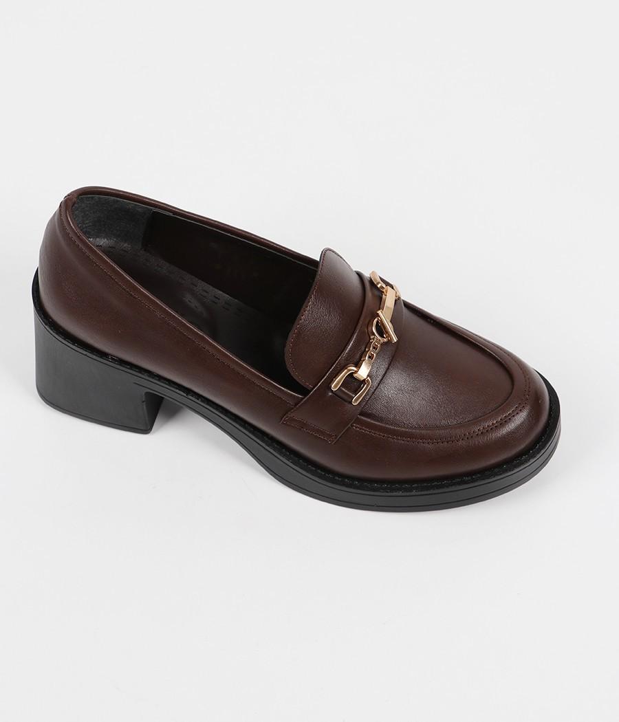 Mocassin Classique a Talon compensé réf : 120