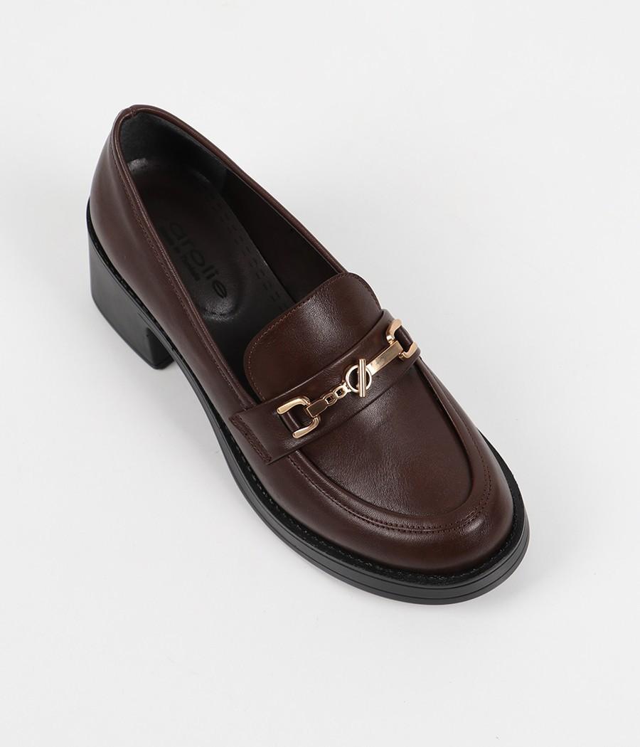 Mocassin Classique a Talon compensé réf : 120