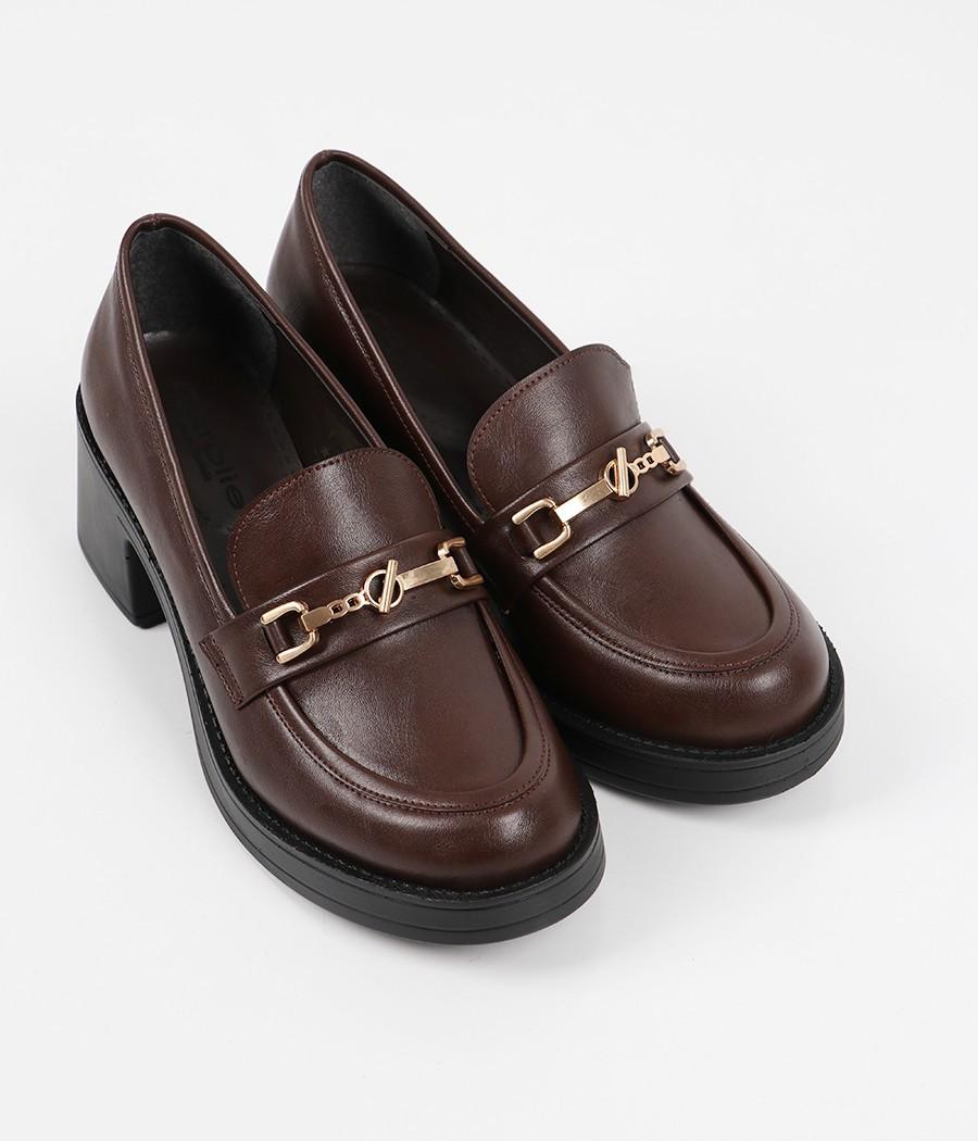 Mocassin Classique a Talon compensé réf : 120