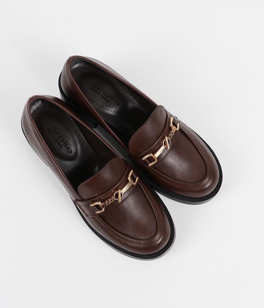 Mocassin Classique a Talon compensé réf : 120