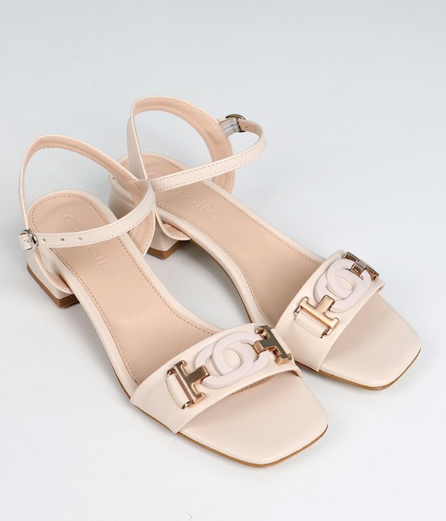 Sandales à demi- talons