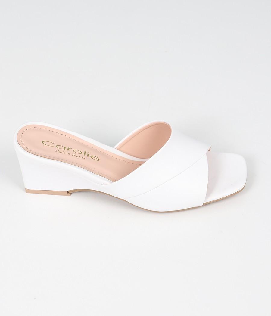 Mules à talons compensé Réf: 806