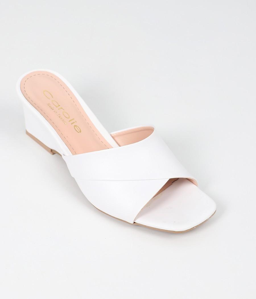 Mules à talons compensé Réf: 806