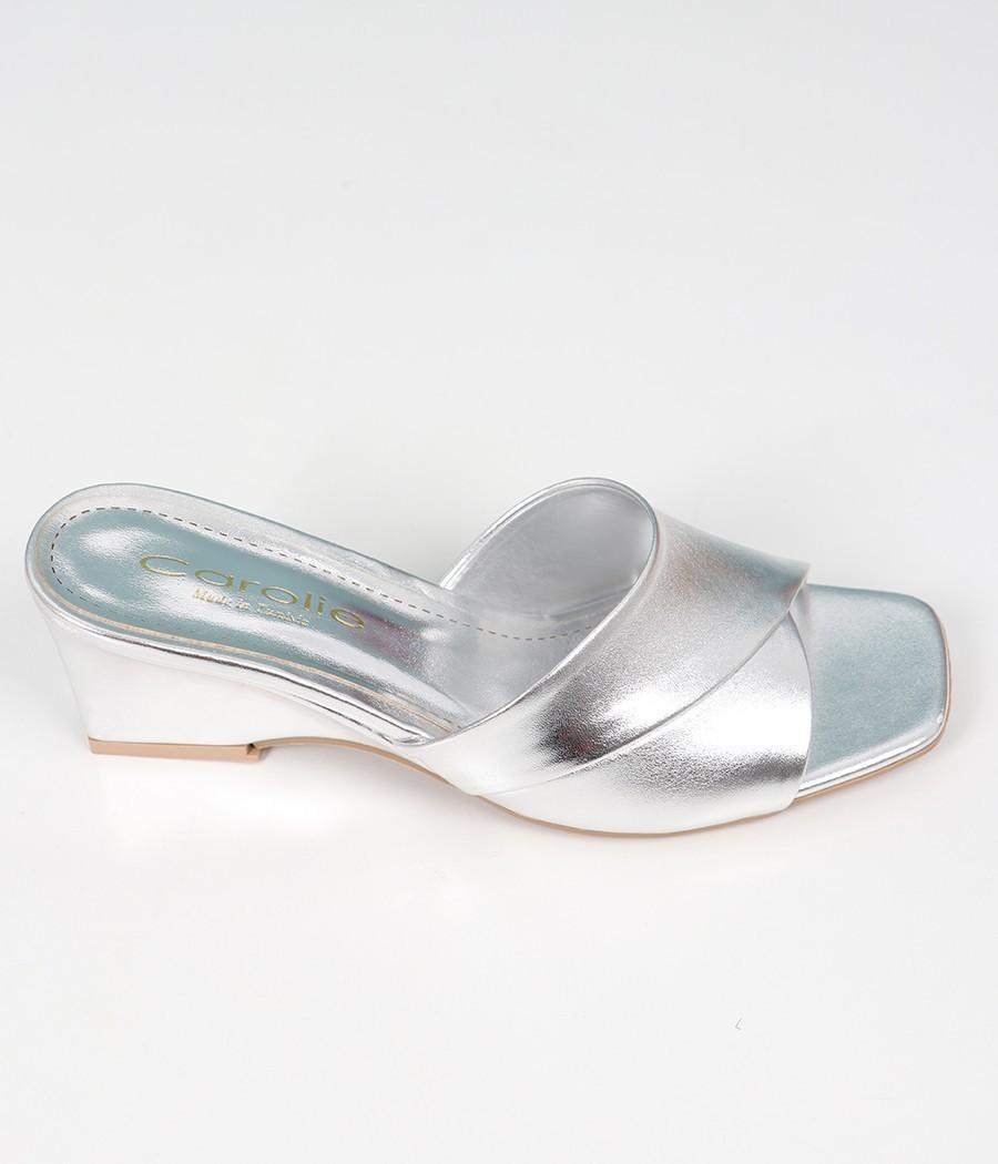 Mules à talons compensé Réf: 806