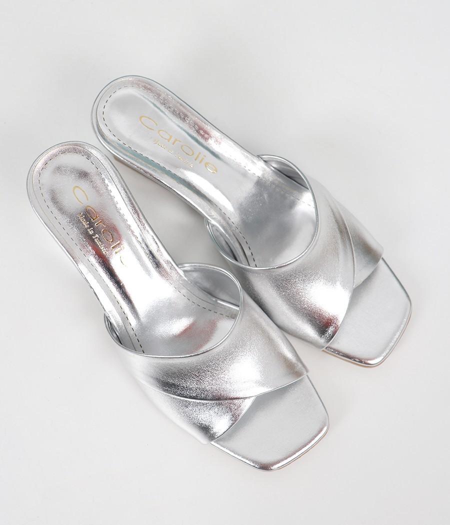 Mules à talons compensé Réf: 806