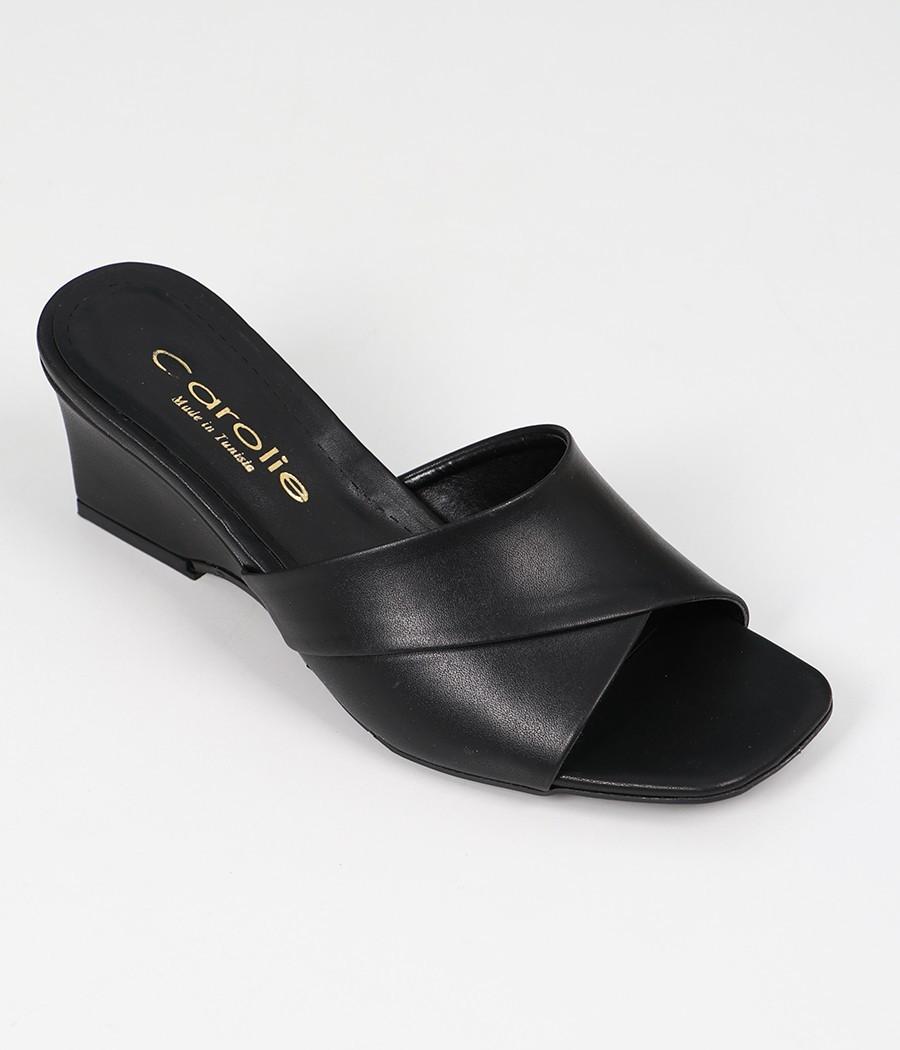 Mules à talons compensé Réf: 806