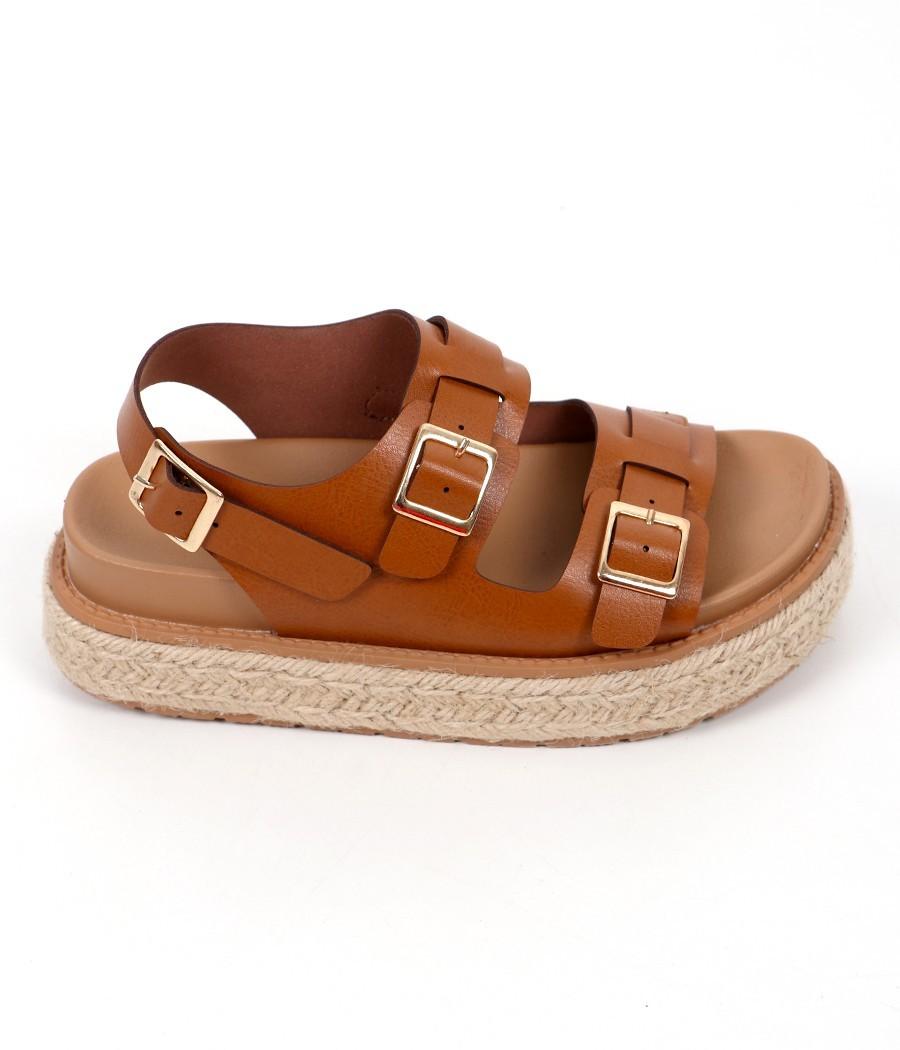 sandales compensées à boucles Réf: 300